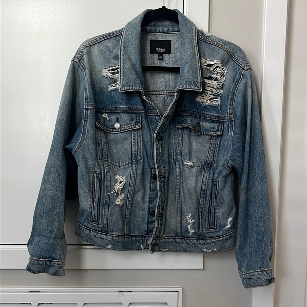 Hudson Jeans Reinvented Denim Trucker Jacket